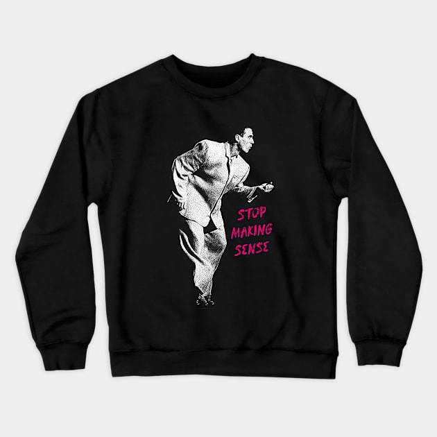 David Byrne Crewneck Sweatshirt by TWISTED home of design